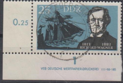 0955 - DDR Nr. 255 Teil-DV 