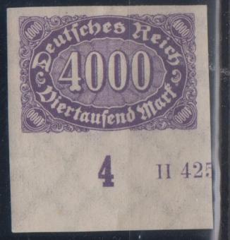 255 - Deutsches Reich Infla Nr. 255 U 