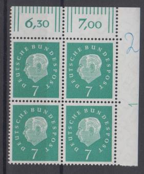 0302 - Bund Heuß 3 Nr. 302 DZ 1 