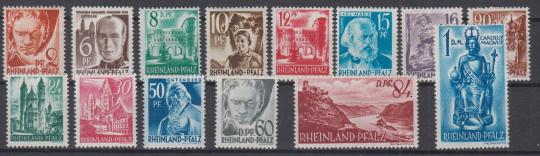 16 - Französische Zone Rheinland-Pfalz Nr. 16 - 29 