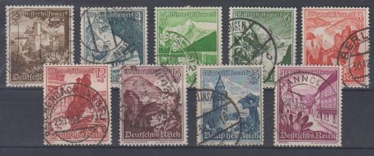 675 - Deutsches Reich WHW Nr. 675 - 683 