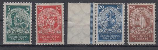 351 - Deutsches Reich Nothilfe Nr. 351 - 354 