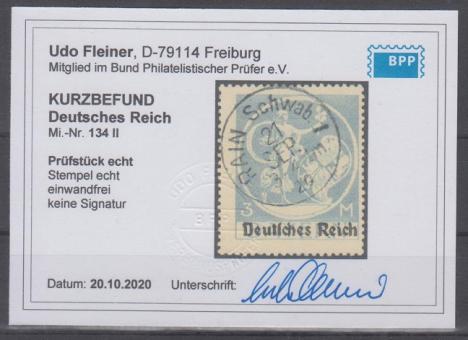 134 - Deutsches Reich Infla Nr. 134 II 