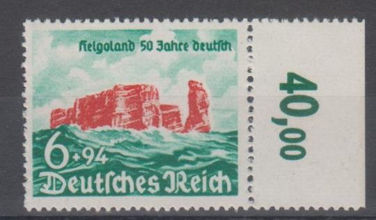 750 - Deutsches Reich Helgoland Nr. 750 OR 
