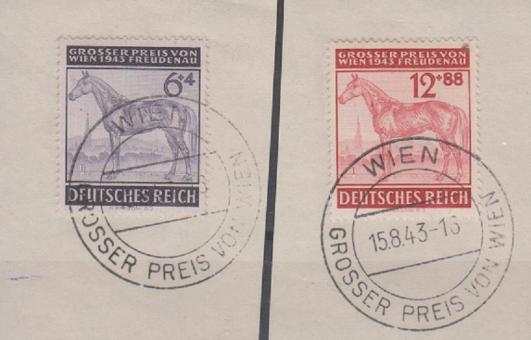 857 - Deutsches Reich Nr. 857 + 858 