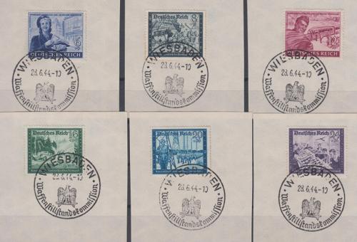 888 - Deutsches Reich Nr. 888 - 893 