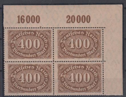 222 - Deutsches Reich Infla Nr. 222 a OR 