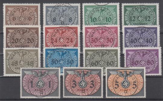 126 - Generalgouvernement Dienst Nr. 1 - 15 