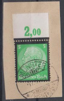 549 - Deutsches Reich Hindenburg Trauer Nr. 549 P OR 