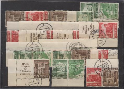 675 - Deutsches Reich WHW K33/34, S 245 - 256, W135 