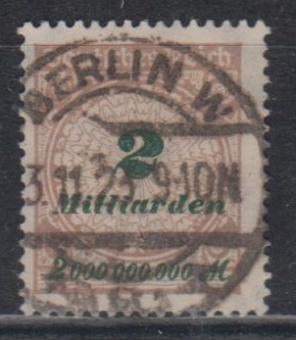 326 - Deutsches Reich Infla Nr. 326 A P 