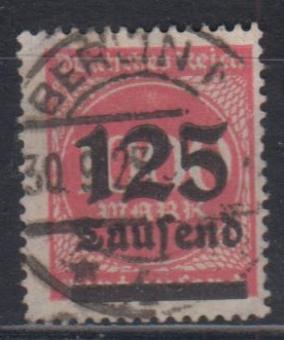 291 - Deutsches Reich Infla Nr. 291 a 