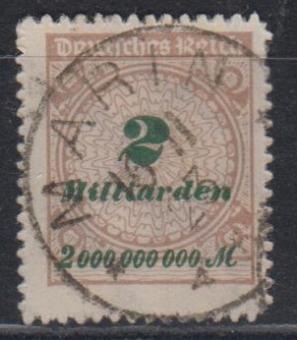 326 - Deutsches Reich Infla Nr. 326 B P 