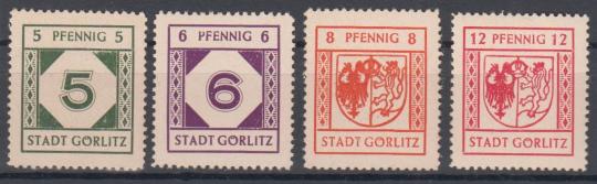 01 - Deutsche Lokalausgaben Görlitz Nr. 1 - 4 