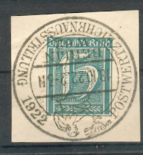 160 - Nr. 160 mit Sonderstempel 