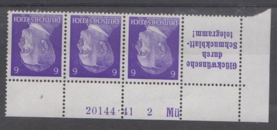 785 - Deutsches Reich W 155 HAN + DZ 