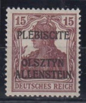 04 - Allenstein "Siegesmarke" Nr. 4 Ia 
