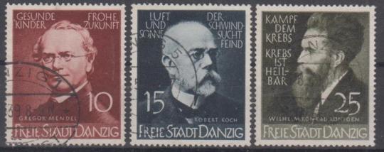 306 - Danzig Nr. 306 - 308 