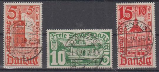 256 - Danzig Nr. 256 - 258 