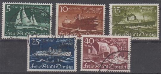 284 - Danzig Schiffe Nr. 284 - 288 