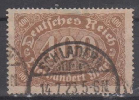 222 - Deutsches Reich Infla Nr. 222 b 
