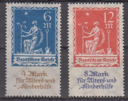 233 - Deutsches Reich Infla Nr. 233 + 234 