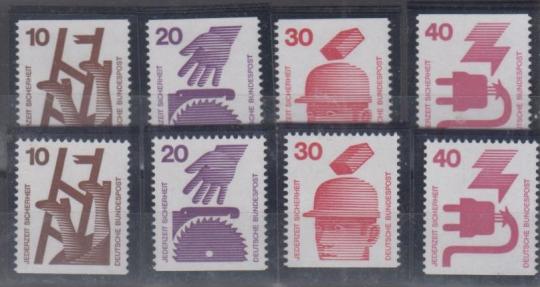 0695 - Bund Unfallverhütung Nr. 695 C/D - 699 C/D 