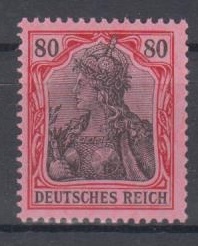 93 - Deutsches Reich Germania Nr. 93 II b 