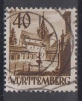 35 - Frz. Zone Württemberg Nr. 35 