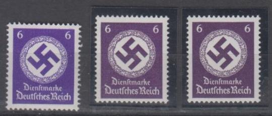 169 - Deutsches Reich Dienst Nr. 169 a -  c 
