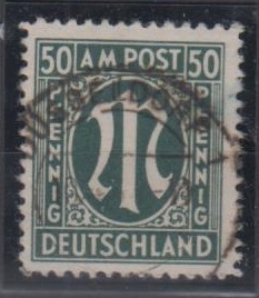 032 - Bizone AM-Post Nr. 32 b B 