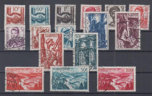 239 - Saarland Nr. 239 - 254 