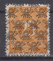 062 - Bizone Netzaufdruck auf Ziffern Nr. 62 II 