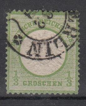 17 - Deutsches Reich Brustschild Nr. 17 a 