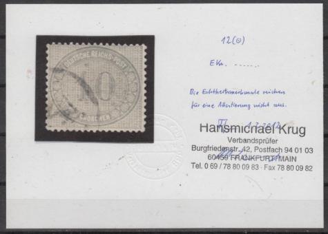 12 - Deutsches Reich Brustschilde Nr. 12 