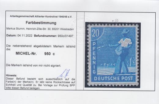 950 - Alliierte Besetzung Nr. 950 c 
