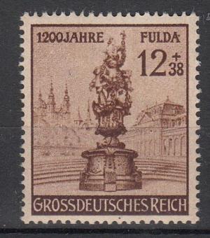 885 - Deutsches Reich Fulda Nr. 886 V 