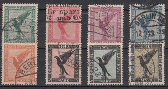 378 - Deutsches Reich Flugpost Nr. 378-384 