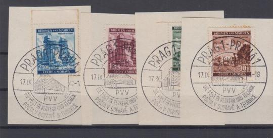 075 - Böhmen & Mähren Nr. 75 - 78 