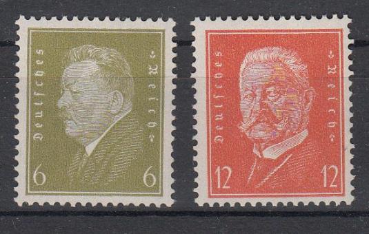 465 - Deutsches Reich Nr. 465 + 466 