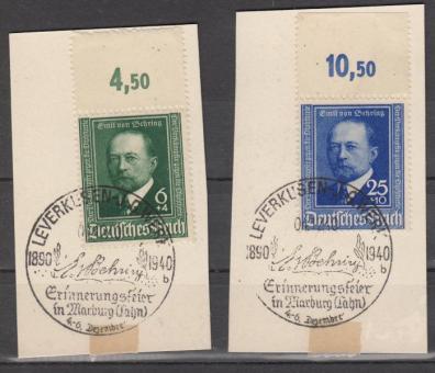 760 - Deutsches Reich Nr. 760 + 761 