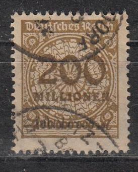 323 - Deutsches Reich Infla Nr. 323 Pb 