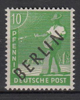 004 - Berlin Schwarzaufdruck Nr. 4 