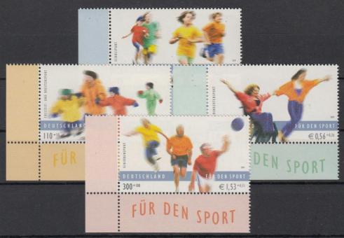 2165 - Bund Für den Sport 2001 Nr. 2165-2168 