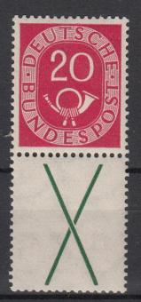 0130 - Bund Posthorn-Zusammendruck S5 