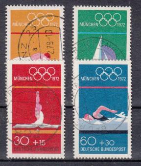0719 - Bund Olympia 72 Nr. 719-722 