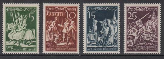 302 - Danzig Nr. 302-305 