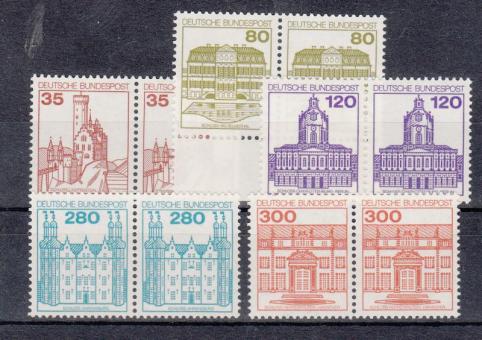 1139 - Bund Burgen & Schlösser Nr. 1139-1143 