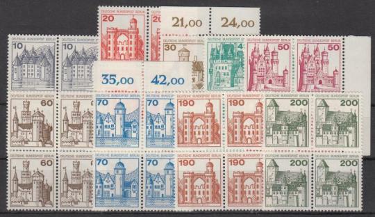 532 - Berlin Burgen & Schlösser Nr. 532-540 