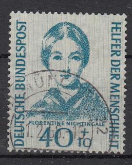 225 - Bund Wohlfahrt 55 Nr. 225 VOLLSTEMPEL 